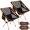 reakoo Chaises de Camping Pliantes Portable Lot de 2, Compacte Ultra Légère et Portable Chaise Pliante Camping, avec Sac de Transport pour l'extérieur, Plage, Pêche, Pique-Nique