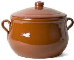 Casserole pot with low terracotta lid 5 LT Braised Meat Vegetables