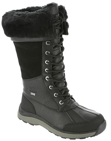 UGG Adirondack Boot Tall III - Stivali da donna, Nero/nero, 38.5 EU