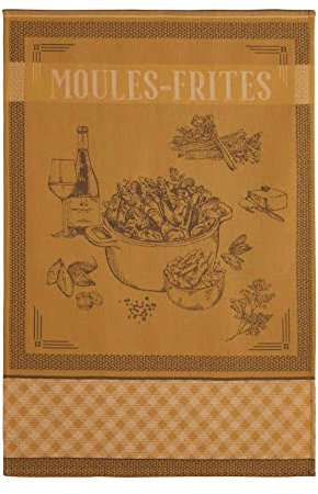 Coucke Geschirrtuch aus Baumwolle, gesalzene Delices, Pommes Frites Formen