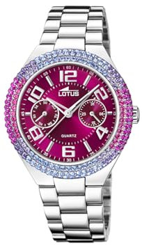 Montre Lotus pour Femme 18908/1 Bliss Boîtier en Acier Inoxydable Gris Bracelet en Acier Inoxydable Gris
