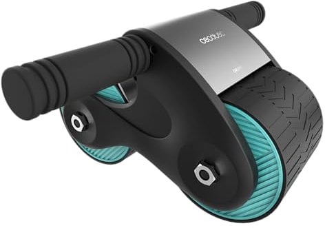 Cecotec Bauchtrainer mit automatischem Rückprall Drumfit AB Fit. Kompaktes und leichtes Design, 10 cm breit, rutschfeste und gepolsterte Matte, maximales Benutzergewicht 100 kg