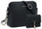 TANTOMI Umhängetasche Damen Veganes Leder, Crossbody Bag Damen Breiter Gurt, Umhängetaschen Bauchtasche Damen Stylisch, Gürteltasche Elegante