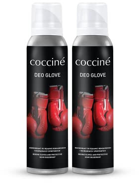 Coccine - Déodorant pour Gants de Boxe et Gants de Sport, Effet Antifongique et Antibactérien, Elimination Efficace des Odeurs, Application Confortable, Prolonge la Durée D'utilisation (2 pièces)