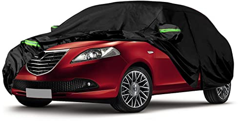 Telo Copriauto Compatibile con Lancia Ypsilon 843/846 2003-2024, Impermeabile Traspirante Copertura per Auto Telone