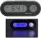 Alvinlite Termometro Digitale per Auto Calibro Luce Notturna Senza Fili La Sicurezza Legge l'interno e l'esterno Retroilluminazione dell'orologio per Auto per l'home Office all'aperto