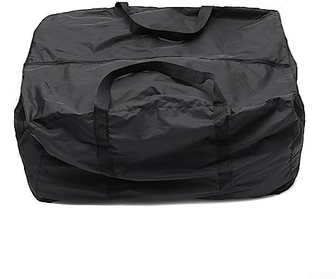 HEIBTENY BBQ Aufbewahrungs-Tragetasche Für Weber BABY Q&Q1000 Serie Schwarz,Einfach zu tragen Sie Ihren Grill zum Strand, Picknick, Camping(74 * 57 * 43cm)