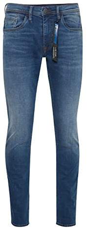Blend 20712391 Herren Jeans Hose Denim 5-Pocket Multiflex mit Stretch Twister Fit Slim/Regular Fit, Größe:W28/34, Farbe:Denim Dark Blue (200292)