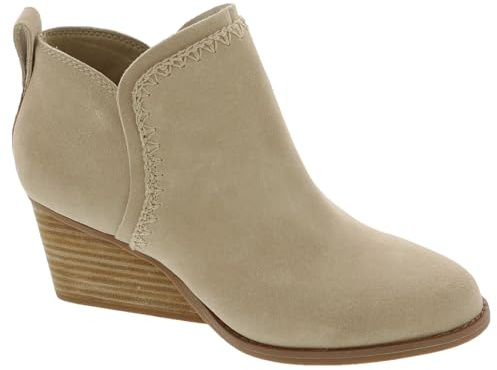 TOMS Womens Kaia, Oatmeal Suede, 8