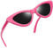 Joopin Occhiali da Sole Donna Occhi di Gatto Polarizzati Protezione UV Vintage Cat Eye Triangolari Sunglasses Occhiali da Sole a Punta (Rosa Nero)