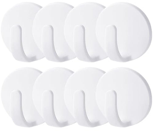 LIFKOME 8St magnetischer Haken kleiderständer Magnethaken Haken für Schlüsselhalter magnetische Haken magnetische kleiderhaken strapazierfähig gewöhnliche anschließen Kleiderbügel Abs Weiß