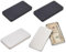 FINGERINSPIRE 4 Stück Geldkassette Aus Weißblech Metall 17x9x1.5 cm 2 Farben Schwarz/Platin Papier Spardose Für Bargeld Münzen Rechteckig Einreihig Geldablage Geld Organizer Aufbewahrungsbox