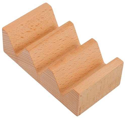 Amosfun Support À Sushi en Bois pour Tacos Et Sashimi Plateau De Service Réutilisable pour Restaurants Fêtes Et Dîners Familiaux