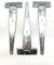 3PK Heavy Duty Hot Dipped Galvanised Tee Hinges 12 (300mm). Strong T-Hinges for Garden Gates, Sheds and Doors. Japanned Corrosion and Weather Resistant External Hinge Pack.