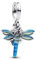 TCZNAF Freier Gott Libelle Charms Armbände Bead Compatible fü Armband Christmas Schmuck für Damen Muttertag Valentinstag