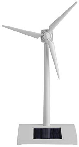 LetCart Mini Solarenergie Windmühle Spielzeug Modell Solar Powered 3D Windmühle Kinder Wissenschaft Lehrmittel Heimtextilien Ornament Desktop-Modell Solarbetriebene Windmühlen Windkraftanlage