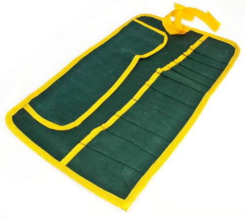 Estuche De Tela para Llaves Fijas, Combinadas Y Acodadas Enrollable, 12 Compartimentos