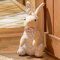 eBoutik - Decorative Easter Bunny Rabbit Heavy Door Stopper - Fabric Animal Spring Weighted Doorstop - Cute Novelty Easter Bunny Home Decor