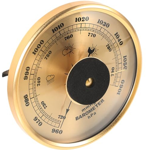 Happyyami Barometer Für Innenbereich Mit Zifferblatt Verstellbares Einsteckbarometer Barometer-thermometer-hygrometer Zur Wandmontage Für Heimgebrauch
