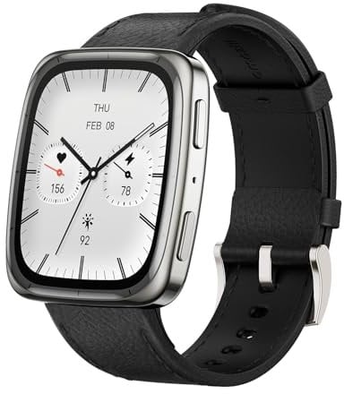 AMAZFIT Active 2 Smart Watch for Men Women, NFC Payment, 1.75 AMOLED Display, Offline Maps, GPS, 10 Day Battery, 160+ Sport Modes, Water Resistant, Heart Rate & Sleep Tracker for Android & iPhone