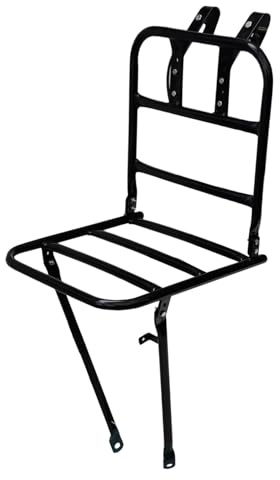 Fahrrad Gepäckträger vorne Frontgepäckträger - Fahrradgepäckträger Vorderrad - Red Loon Fahrrad Frontträger - Stahl Front Loader - Gepäckträger vorne universell - Hollandrad Citybike