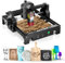 ACMER S1 Laser Graviermaschine für Metall/Glas/Holz, 2.5W/3.5W/6W Lasergravur Maschine für Anfänger, 10000mm/min Gravur Werkzeug, Arbeitsbereich 5.1 * 5.1inch (schwarze, S1 6W)