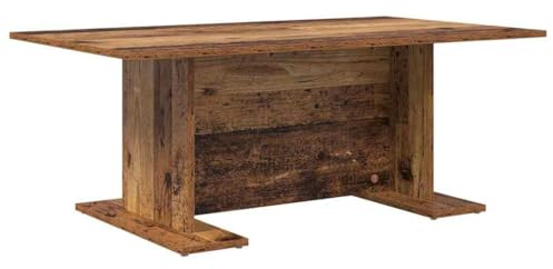 vidaXL Couchtisch fürs Wohnzimmer – Rechteckig, rustikaler Stil, perfekt für Dein Zuhause – EIN wichtiger Holztisch für Deine Bücher