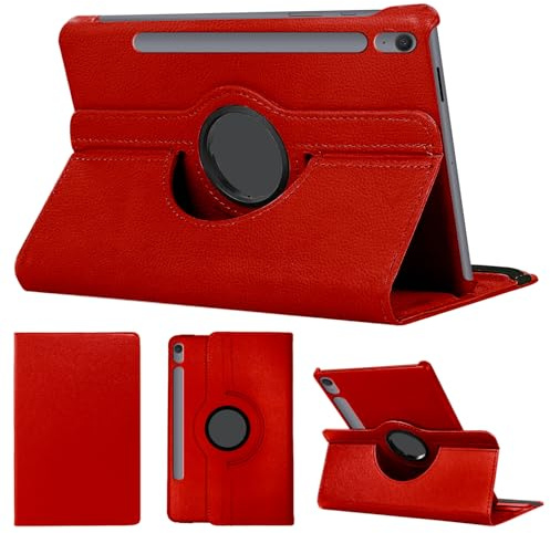 SWEIMEN Giratoria Funda para Samsung Galaxy Tab S10 Lite / S10 FE 10.9 2025/ S9 FE 10.9 /S9 11 Tableta, Giratoria 360 Grados Cover, Función Soporte Case