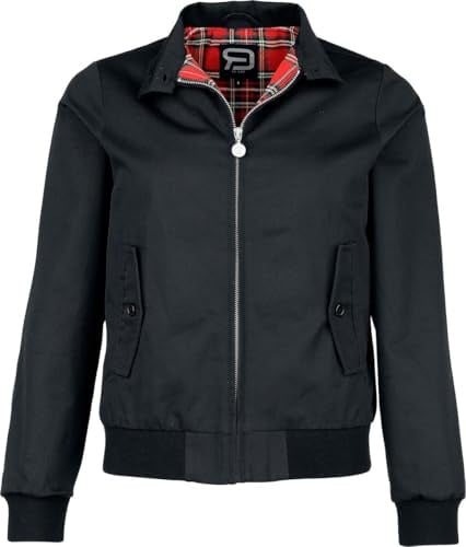 RED by EMP Damen Übergangsjacke Harrington Ladies Fit schwarz