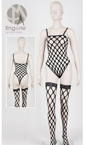 Mandy Mystery lingerie Damen Body-Set, schwarz, 1 Stück