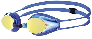 ARENA Tracks Junior Mirror Gafas de Natación, Unisex Adulto, Azul (Blue Yellow), Talla Única