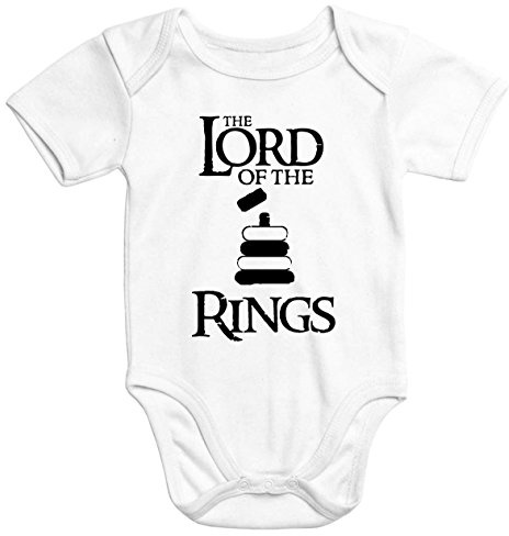 MoonWorks Baby Body The Lord of The Rings Kurzarm Bio-Baumwolle Aufdruck