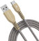 TECHGEAR 2M USB C kabel Typ C Geflochtene Ladekabel und Synchronisation Kompatible mit Samsung S24 S23 S22 S21 S20 FE/Plus/Ultra A05s/A14/A15/A25/A55 5G, Huawei P40 P30, Xiaomi Note 12/11/Pro, Gold
