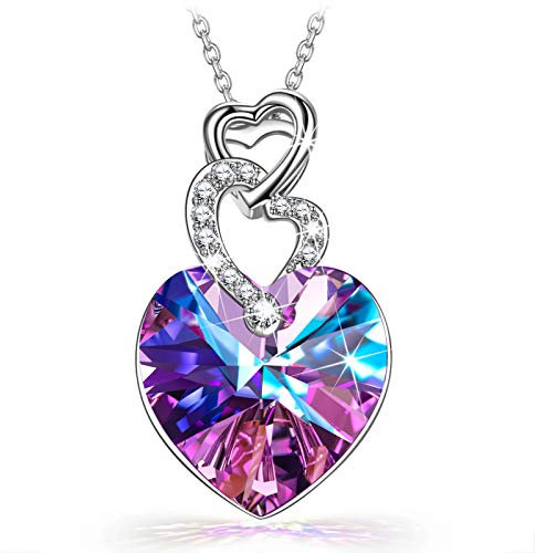 Kate Lynn Kette Damen Weihnachtsgeschenke Halsketten für Frauen Schmuck Damen Geschenk Geschenke für Frauen Sie Mama Frau Freundin Mädchen Geschenkset Frauengeschenk Silber Kette Anhänger Silberkette