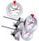 INRIGOROUS 2pcs 200mm Stainless Steel Deep Frying Thermometer with Metal Retaining Clip for Cooking Oil Deep Frying Fry BBQ Grill