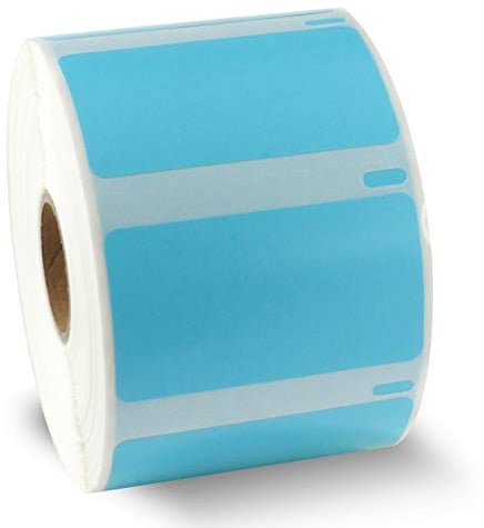BETCKEY - 1 Rolle Blau Mehrzwecketiketten Kompatibel mit DYMO 11354(S0722540), 57mm x 32mm, 1000 Farbige Etiketten für LabelWriter 450, 4XL NICHT passend 550 oder 5XL
