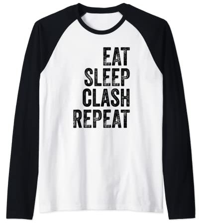 Vintage-Gaming-Clan - Iss Schlaf Clash Wiederholung Raglan
