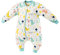 Baby Schlafsack mit Füßen 1.5Tog, Winterschlafsack Baumwolle mit abnehmbaren Ärmeln für Säugling Kleinkinder, Ganzjahres Langarm Baby Schlafanzug für Neugeborene (Wald,Large)