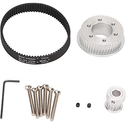 Buachois Elektrisches Skateboard Rad Riemenscheiben Set, Aluminiumlegierung Getriebe Riemen Kit für 5065, 5055 und andere Motoren mit einem Wellendurchmesser von 8 mm