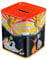 Spardose FridolinEdition - Rosina Wachtmeister - Cats - Rechteckige Plug-Lid Dose mit Sparschlitz aus elektrolytischem Weißblech - (LxBxH) 7,5 × 9,2 × 7,5 cm