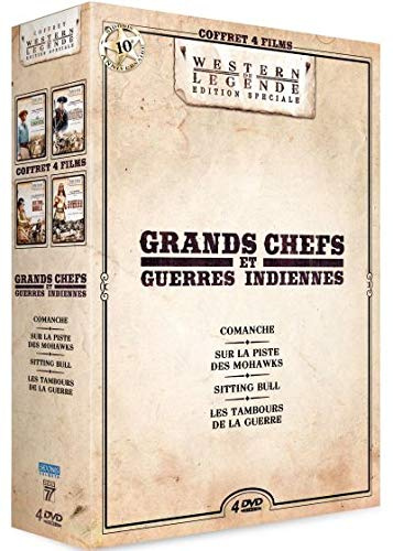 The Great Chiefs and Indian Wars - 4-DVD Boxset ( Drums Along the Mohawk / Sitting Bull / War Drums / Comanche ) [ Französische Import ]