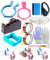 Majreey Sublimation Tumblers Pinch Kits,Pinch Perfect Tumbler Clamp for 20 Oz Sublimation Blanks Tumblers Pinch Perfect Clamp Grip Tool for Sublimation Paper and Glass Supplies (Blue, Pink), HX004