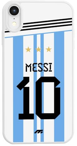 MYCASEFC Coque Football Lionel Messi Argentine Samsung Galaxy Note 10 Lite. Housse de Football pour Smartphone pour Les Fans de Football - Idée Cadeau - Design de qualité supérieure.