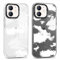 Xylota 2 Stück Handyhülle für iPhone 11 6,1 Hülle, Durchsichtig Case mit Aesthetic Muster Wolken Design, Ultra Dünn Silikon Weich TPU Bumper Stoßfeste Kratzfest Schutzhülle Transparent Mode Cover