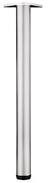 1 Pcs Pieds de Meubles en Alliage D'aluminium Pattes Cylindriques pour Tables Réglables,Jambes de Support en Métal,pour Table à Manger,Bureau de Bar,avec Vis,Personnalisable (90cm,Silver)