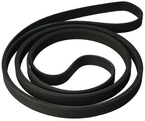 vhbw Cinghia trapezoidale compatibile con Electrolux EW7H4801, EW7H4802, EW7H4803, EW7H4804, EW7H4810, EW7H4820 asciugatrice - 197,1 cm nero