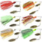 6-Piece Spinner Bait, Artificial Bait, Pike Bait, Fishing Lure, Chatterbait Set, Fishing Bait, Buzzbait, Carbide Multicoloured, Spinner Bait, Jigs forTrout, Perch, Zander, Salmon Pike