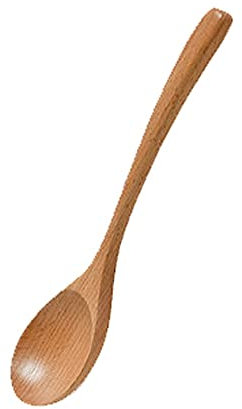 HUIHHAO Cuchara, Cuchara De Madera Pequeña, Cuchara De Ramen De Madera Maciza for El Hogar, Cuchara De Sopa, Cuchara De Gachas, Cuchara Larga for Fideos, 23 * 5,7 Cm (Color : Brown)