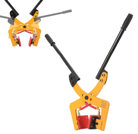 Bordsteinzange 280kg, verstellbare Spannweite 6-24cm für Steine | Bordsteinzange 280kg, Öffnung 6-24cm, für Bau/Garten.