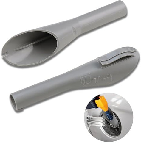 Ford 2 Pcs Emergency Diesel & Petrol Funnel Set, Grey, Capless, 1782177, 1833948
